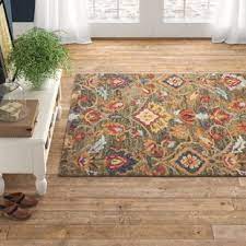 The primary color is beige. Farmhouse Rustic 8 X 10 Rugs Birch Lane