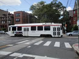 Septa Lrv On 42nd Crossing Baltimore Ave Recreational Vehicles Light Rail Vehicles