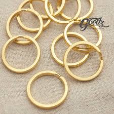 6pcs S Size Brass 24 Diameter Key Ring Round Keyring Brass Split Key Ring Small Key Ring Srbrs 4