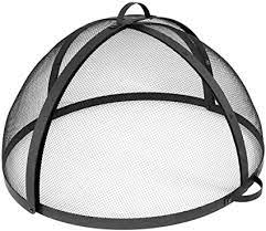 4.5 out of 5 customer rating. Amazon Com Sunnydaze Fire Pit Spark Screen Cover Outdoor Heavy Duty Round Steel Firepit Lid Easy Access Fire Pit Topper With Protective Metal Mesh Screen 22 Inch Garden Outdoor
