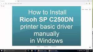 All drivers available for download have been scanned by antivirus program. Download Driver Ricoh Sp C250dn Driver Download Laser Printer