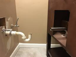 Freestanding vanities are the most popular vanity style. Raising Sink Drain Pipes To Fit New Vanity Plumbing Area Terry Love Plumbing Advice Remodel Diy Professional Forum