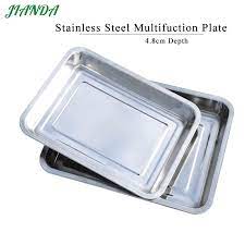 Whether you're looking for an empty beer keg or. Metal Food Trays Stainless Steel Backing Trays Cooking Plate Rectangle Food Serving Tray For Bbq Restaurant Household Tableware Dishes Plates Aliexpress