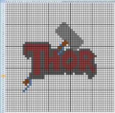 Diy thor costume from the things we'll make Even More Superhero Charts Marvel Cross Stitch Cross Stitch Baby Cross Stitch Charts