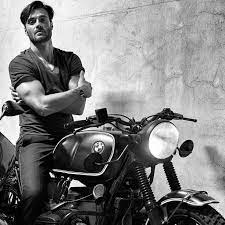 Guilio Berruti On A Bike Biker Aesthetic Italian Men Biker Men