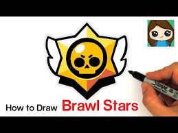 How To Draw The Brawl Stars Logo Youtube In 2020 Star Logo Cute Drawings Drawings