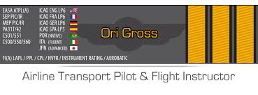 Profile for Pilot Ori Gross
