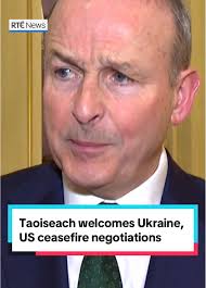 Taoiseach Micheál Martin Welcomes US-Ukraine Ceasefire Deal