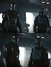 Din Djarin And Boba Fett Star Wars Cast Star Wars Facts Star Wars Images