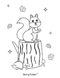 Teach your child how to identify colors and numbers and stay within the lines. The Best Fall Coloring Pages For Kids Adults World Of Printables