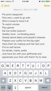 6ad7eff9d086b8049a63ad3deaf0402c Jpg 750 1 334 Pixels Prom Planning Prom Checklist Sleepover Checklist