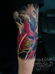 Lotus flower comes in many colors like red, pink, blue, purple and white. Japanese Lotus Tattoo Inkvasion Tattoo Studio Singapore