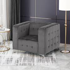Laura Modern Glam Velvet Cube Club Chair In 2020 Club Chairs Pallet Furniture Designs Cube Chair