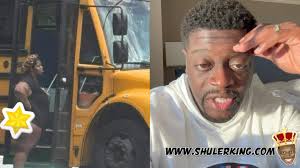 This is how she came to the bus...