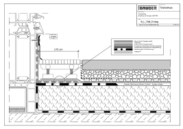 Bei voller wassersättigung wiegt der gründach Bauder Technische Details Flachdach Turanschluss Tan