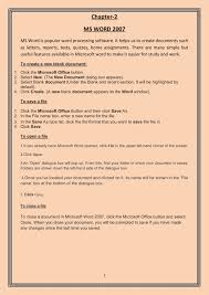 Try or download the full version of microsoft word for free. Class Vii Computer Chapter 2 Ms Word 2007 Pages 1 6 Flip Pdf Download Fliphtml5