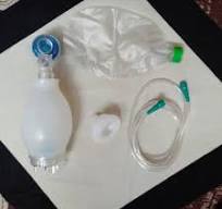 Resuscitator Silicone Ambu Bag, size : Adult- with Self ...