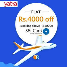 Flat Rs 4000 Off On International Flight Bookings Via Yatra Sbi Card International Flight Booking Traveling By Yourself Domestic Flights