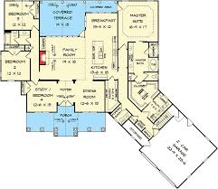 Ranch style homes have became popular with luxury, modern, rustic types. Craftsman House Plan With Angled 2 Car Garage 36031dk Architectural Designs House Plans