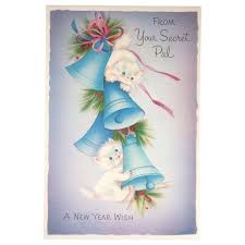 Unused Playful Kittens Secret Pal New Year Vintage Norcross Greeting Card A Perfect Vintage Card Fo Vintage Greeting Cards Secret Pal Hallmark Greeting Cards