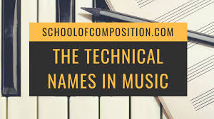 Any twelve random pitches : What Are The Technical Names In Music What Do They Mean School Of Composition