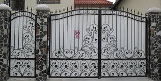 S C Yildiz General Forest S R L Modele Porti Si Garduri Din Fier Forjat Model 101pg224 Gate Wall Design Wrought Iron Design Gate Design
