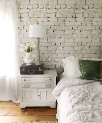 Invite romance, serenity, and style into your life, and make this special place all your own with when decorating for a guest room, or a master bedroom, think about the ambiance that you want to create. Whitewash Bricks Wallpaper White Rustic Brick Wallpaper Milton King
