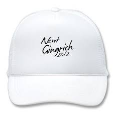 Newt Gingrich Autograph 2012 Hat Hats Callista Caps Hats