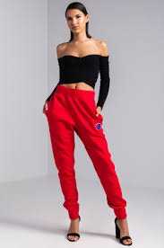 Black And Red Joggers Womens Pin On A My Spicy Latina Bombshell Style Board