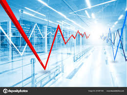 Stock Market Graph And Bar Chart Stock Photo Slay19