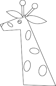 Comment dessiner un animal et plus précisément une. Coloriage Girafe Facile Dessin A Imprimer Sur Coloriages Info