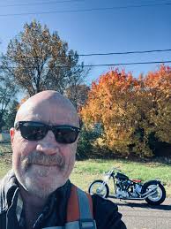 Beautiful day for a ride in Pillsbury State Forest, Minnesota
