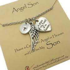Loss Of A Son Personalized Memorial Necklace Memorial Etsy In 2021 Remembrance Jewelry Memorial Jewelry Personalized Memorial Necklace