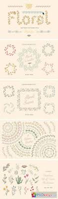 Patterns are a useful tool for creating a design within a shape without having to duplicate the item and use a clipping path increasing the file size. Floral Pattern Brushes For Ai 2447243 Free Download Photoshop Vector Stock Image Via Torrent Zippyshare From Psdkeys Com