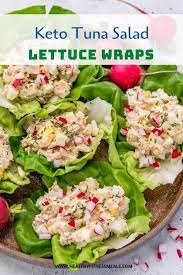 Keto Tuna Salad Lettuce Wraps Recipe Tuna Wraps Recipes Keto Tuna Salad Lettuce Wrap Recipes