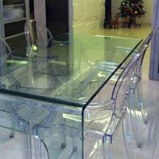 Designing and manufacturing acrylic tables since 1965. Ghost Transparent Acrylic Glass Dining Table And Chair Set Furniture Home Living Furniture Tables Sets On Carousell