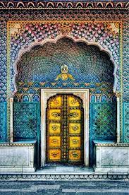 Peacock Gate Pink City India Indian Architecture City Palace Jaipur Islamic Art