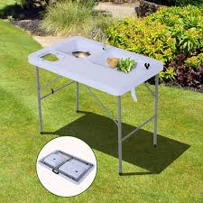 Check spelling or type a new query. Outdoor Sports 31 9 Folding Table Camping Bbq Fishing Table With Faucet And Sinks Portable Sporting Goods