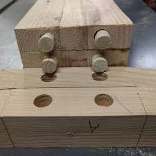 Dowel Joinery Looks A Whole Lot Like Legos Had To Get Creative With A Bandsaw To Turn 3 4 Stock Into 1 2 Pegs Dowels Joi Decorative Boxes Projects Legos