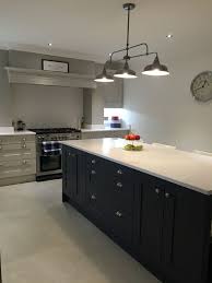 I have grey wood floor in the kitchen and i am having cornforth white on cabinets.the work top is white ganite matt finish and woodwork all white, with chrome sink. Modern Country Style Colour Study Farrow And Ball Cornforth White