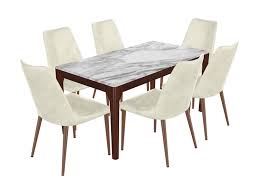 Hatil offers the cheapest dining table price in bangladesh. Buy Godrej Snowflake 6 Seater Dining Set Marbel Top Walnut Colour Godrej Interio