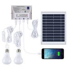 Multi Function Solar Lighting System Kit Portable Emergency Light Outdoor Ip44 For Garden Camping Tent Charging Usb Mobile Phone Solar Lamps Aliexpress