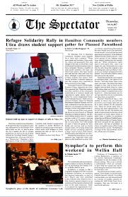 February 16 2017 By Hamilton College Spectator Issuu