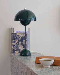 Andtradition On Instagram The Flowerpot Table Lamp By Vernerpantonofficial An Enduring Piece Even 50 Years After Table Lamp Design Table Lamp Modern Lamp