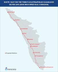Check out tour my india website to explore kerala tourist map for hassle free holiday tour in kerala. Cabinet Nod For Silver Line Kerala S Ambitious Semi High Speed Rail Project Onmanorama