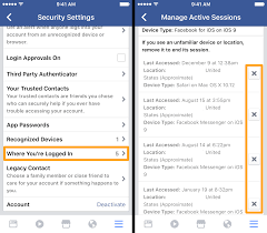 Thankfully, deactivating your facebook messenger account through ios is a relatively painless, easy process. How To Log Out Of All Active Facebook Sessions From Your Iphone