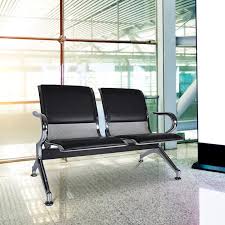 We have designed our reception chairs and waiting room furniture specifically for your visitors with ergonomics, comfort and aesthetics in mind. Kinbor 2 Seat Reception Chair Waiting Room Chair Guest Chair Leather Office Airport Salon Bench On Sale Overstock 26278257