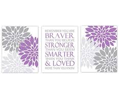 We did not find results for: Purple Floral Wall Art Flower Dahlia Mums You Are Braver Bedroom Baby Nursery Decor 3 Unframed Prints Handmade Amazon Com