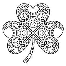 Printable adult coloring pages quotes i am powerful. Intricate Shamrock Coloring Page Dance Coloring Pages Leaf Coloring Page Cross Coloring Page