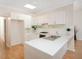 I Really Love The Look Of This Kitchen I Think The Counters And Floor Being Light Colors Really Make Cool Kitchens White Countertops Cabinets And Countertops